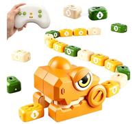 Générique de Serpent magnétique - éducatif pour se Manger avec Un Son léger | serpent en pleine croissance pour adultes, garçons, filles, maison, , camping, école, fête d'anniversaire