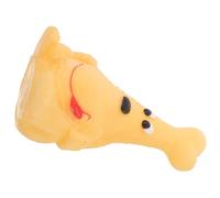 Générique de sonore Manette des gaz Jouets pour Chiens Jouets d'animaux Jouets à Bosse Jouets de Batteur pour Chien Poulet de Poulet pour Chiens Vinyle Orange