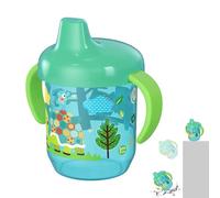 Générique de tout-petit avec paille | Pas de de paille à l'épreuve des déversements pour bébé | Bouteille d'eau en acier inoxydable isolé avec poignée, lave-vaisselle, sans BPA, de girouette p