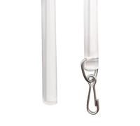 Générique de Traction pour Rideaux - Solution de prévention du d'huile sur Tissu, Tringle à draperie Invisible Polyvalente, Extension à Glissement Doux + Crochet Anti-Rayures, d'alumi