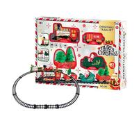 Générique De Train De Noël avec Piste D'Assemblage Lumineuse Et Sonore | Train Arbre De Noël Pour Interaction Parent Enfant Anniversaire Tout Petit Fête Festival Vacances Crèche