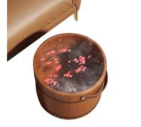 Générique De Trempage Des Pieds, Multifonctionnelle En Bois, De Massage Des Pieds, Pour Adolescents Mère Papa Grand-mère Hommes Femmes Jeunes Seniors Maison Spa Sauna