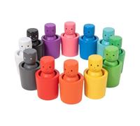 Générique de Tri de Couleurs,12 Pièces en Bois Éducatif pour Apprentissage Préscolaire,Jeu Sensoriel de Classement par Couleur pour garçons, Filles, à la