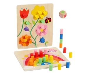 Générique de Tri de Couleurs de Reconnaissance des Couleurs | Jouet de Développement de la Motricité Fine pour 3 Ans et Plus Maison École Pour École Maternelle Maison et Classe