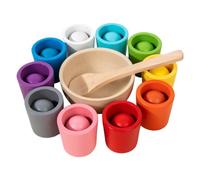 Générique De Tri - Matériau Bois | Trier Les Jouets | Jeu D'association Éducatif, Jouet pour La Reconnaissance des Formes Et des Couleurs, Apprentissage, Jeu D'empilage, Développement Dees E