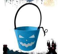 Générique de Truc ou de Traitement - d'halloween Brillant | Seau à Fluorescente | Sacs fourre-Tout en Feutre pour chocolats collations Goodies fête Favor