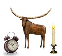 Générique de Wall Street Statuette Décorative en Résine Vintage | Décor Boursier Maison Salon Cheminée Entrée Cadeau Homme Bureau