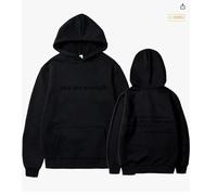 Générique Dear Person Behind Me Hoodie, Oversized You are Enough Sweatshirt, Cozy Streetwear Pullover for Early Fall Fashion (Black2,M)