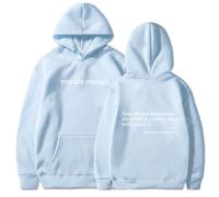 Générique Dear Person Behind Me Hoodie Sweatshirt, You are Enough Hoodie,World is A Better Place Pullover Hoodie (Sky Blue,5TG)