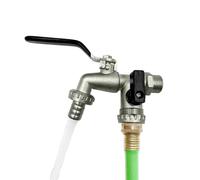 Générique d'eau de Jardin - à Double Sortie de 3/4 Pouces, extérieur résistant au Gel, Dispositif de contrôle de l'irrigation | Solution de Maintenance fiable pour l'utilisation du système de ge