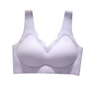 Générique Débardeur Blanc Enfant Soutien-Gorge sans Couture pour Petite Poitrine et Levage pour Seins latéraux, Doux et respectueux la Peau, Confortable Brassière Post Opératoire (Purple, XL)
