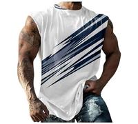 Générique Débardeur Coupe Régulière Homme Coupe Décontractée Basiques Pas Cher Vetement Drole Habit Cut Streetwear pour la Plage, Les Vacances, la Gym Basique Vintage Streetwear (Gris-k, XL)