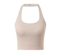 Générique Débardeur D'été Élégant Pour Femme Sport Avec Brassière Intégrée Tenue Sans Armatures Top Blanc Haut Camisole Soutien Gorge Couture De Vacances À La Plage Debardeur Intégré Coton