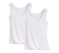 Générique Débardeur en Soie Glacée pour Femme - Tank Top Damen Débardeurs 2Pc Hauts Simple Tops Les Loisirs en Plein Air Haut Respirant Debardeur Léger Bustier Couleur Unie Top Basiques Débardeur
