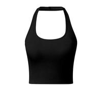 Générique Debardeur Femme Avec Soutien Top Gorge Intégré Haut Chic Et Elegant Crop Léger Ete Pour Grand Bonnet Sous Les Robes D'été Bretelle Integre Élégant