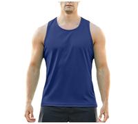 Générique Débardeur Homme Été Coupe Ample Col Rond Tee Shirts Sans Manches Tank Top Tee Shirt Sans Manche Été Sport Plage Casual Gym Tops Respirant Debardeur Gilet Gym Décontracté