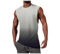 Générique Débardeurs Homme Respirant Coton Fitness Marcel Amincissant sans Manche Debardeur Gilet Musculation Blanc sous Vetement Compression Undershirt 3XL Uni Débardeurs