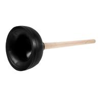 Générique Déboucheur de Canalisation avec Ventouse en Caoutchouc et Manche en Bois Confortable, Outil Pratique pour Déboucher Toilettes et Éviers en Hôtel ou Bureau