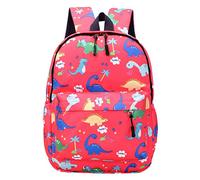 Générique Début de l'école saison mode Dinosaur Print enfant élève dessin animé sac d'école sac à dos en nylon Main Et Pochettes De Soirée En Argent (One Size)