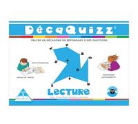 Générique Décaquizz - Lecture Cycle 3 - Série 1 | 20 fiches + Transparents autocorrectifs | Autonomie, compréhension, Concentration | Outil pédagogique pour école & Maison