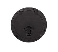 Générique Deck Plate Hatch Cover Kit - Maintenance, Circular Weatherproof Inspection Access, 20.2cm Internal + Nylon Mesh Bag, Sturdy Resistant Polymer Seal - for Kayaks & Sailing Boats