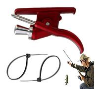 Générique Déclencheur de Lancer de pêche - Lanceur d'appâts à Bobine Fixe,Déclencheur de Bouton de Pouce, protège-Doigts de pêche, Pince de Canne à, Accessoires de