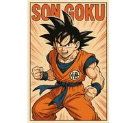 Générique Deco Motion Picture, Affiche Dragon Ball - Son Goku, Décoration Murale, 4 Tailles Disponibles (30x20 cm à 100x67 cm), Papier HP 235gr, Sans Encadrement (53x80cm)