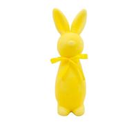Générique Deco Paques-Lapin Statue Pâques Floquée, Figurine de Lapin de Pâques Floqué, Décoration de Pâques, Statue de Lapin en Mousse, Ornement de Bureau pour Jardin Ou Salon