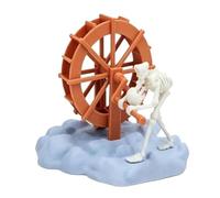 Générique Décor D’Aquarium | De Libération De Bulles | Matériel Imprimé en 3D | D’Aquarium De Poissons | Ornement De Moulin À Eau Squelette | Accessoire D’Habitat D’épave De Pirate | pour Reptile to