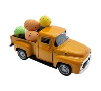 Générique Décor de Camion de Pâques, décor de Pâques de | de Voiture de Vacances avec œufs | Happy Spring Small Truck Decorations, Paster Farmhouse Metal Model pour la décoration de Vacances
