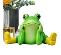 Générique Décor De Jardin Grenouille - Sculpture Animal Résine de Collection | Statuette De Grenouille Drôle pour Extérieur | pour Intérieur Et Extérieur Pelouse Porche Terrasse Balcon Jardin