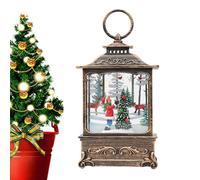 Générique Décor de Lanterne de Globe de Neige,Scène de Noël illumine Les Boules à Neige - Boule à LED rotative tourbillonnante, Ornement de Lanterne Boule à, Boule à tourbillonnante d