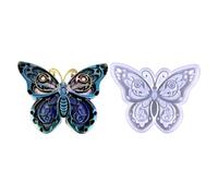 Générique décor mural Moule de papillons - Facile à se soucier de la moule de silicone à papillon amovible facile pour l'art mural, bijoux artisanal bricolage accessoires pour décoration d'art mural à