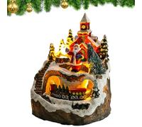 Générique Décoration de Bureau de Noël | Décoration Musicale de Table de Noël | Ornament en Résine Artisanat d'hiver pour Chambre de Bébé Bibliothèque Fête Chambre à Coucher