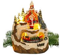 Générique Décoration de Bureau de Noël | Décoration Musicale de Table de Noël | Ornament en Résine Artisanat Hiver Fêtes pour Chambre Bibliothèque Fête