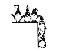 Générique Décoration de Cadre de Porte GNOME, décoration de Porte GNOME de Noël | Panneau de Noël Art Décoration de de - Art de Signe de noël, Cadre de Nain, Mural pour décor de de po