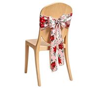 Générique Décoration De Chaise À Nœud De Noël Lavables Longs Et Flexibles