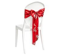 Générique Décoration De Chaise À Nœud De Noël Lavables Longs Et Flexibles | Nœuds Pour Chaise À Nouer pour Mariage, Événement, Banquet, Fête Enfantine, Anniversaire, Vacances, ,