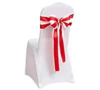 Générique Décoration De Chaise À Nœud De Noël Liens Et Lavables Thème Noël