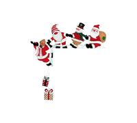 Générique Décoration de Noël Dessin animé Vieil Homme Bonhomme de Neige Coin Porte Plaque d'immatriculation Habiller Poupée Main dans la main Porte Coin Disposition Accessoires (A, 23X13.2cm)