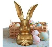 Générique Décoration de Pâques Lapin,Figurine Animale Mignonne sur Thème de Pâques | Décorations de Lapin Pensif pour Table - Décoration de Table Cheminée Étagère Salon Chambre Bébé