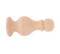 Générique Décoration De Stigmate en Bois Massif Embouts De Tringle À Rideau Décoratifs en Bois Embouts À Visser Embout De Lampe en Bois Embouts en Bois pour L'Artisanat Ornements De