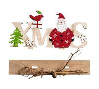 Générique Décoration De Table Pour Noël - Pièce Centrale Père Noël Et Bonhomme De Neige,Pancarte En Bois Décoration Maison Pour Les Fêtes - Pour Fêtes D'Hiver Salle De Bain Cuisine Chambre Bureau