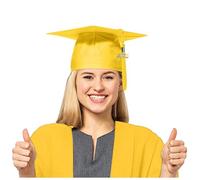 Générique Decoration Diplome, Toque Diplome Chapeau De Diplomé Unisexe Birrete Universitaire Chapeau D'éTudiant Avec Pendentif Saison Des DiplôMes Fournitures De CéRéMonie Remise DiplôMe