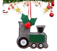 Générique Décoration en Tissu | Artisanats Suspendables - Ornement Train Sapin - pour Décoration Intérieure Maison Salon Voiture et Accessoires Photo