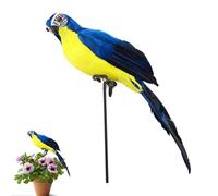 Générique Décoration extérieure perroquet,Oiseaux décoratifs de jardin | Décorations d'oiseaux tropicaux pour décor de jardin de patio extérieur, blanc, rouge, jaune, bleu, vert
