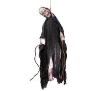 Générique Décoration fantôme Suspendue d'halloween - Assaissie de Maison hantée en Tissu Able, Figure éclairante activée par la Voix | de Farce d'horreur réaliste avec Design Effrayant, Accessoire d
