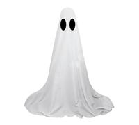 Générique Décoration fantômes d'halloween - Big Creep Spirit Outdoor, White Tissu Figure | Décoration Suspendue avec lumières de fée à LED pour la terrasse du Trottoir de Cour ou Arbre