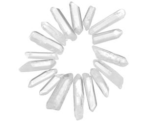 Générique Décoration Intérieure en Pierre Naturelle Blanche 200g pour DIY Bracelet et Remplissage de Vase Surface Lisse et Couleurs Vives