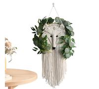 Générique Décoration Murale Animal - Boho Tenture avec Artificielles Décor Mural | Décor Murale Rustique Tissée à Franges pour Salon Salle à Manger Chambre Maison Appartement